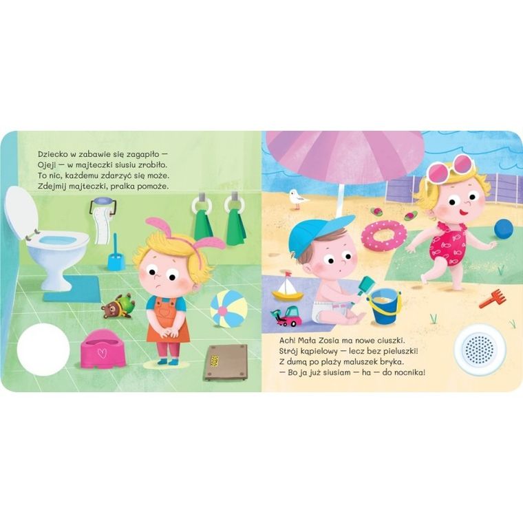 Robię siku na nocniku. Książeczka dla dziewczynki