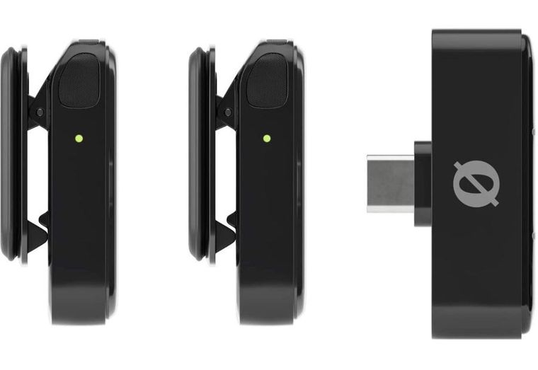 Rode, Wireless Micro, 2-kanałowy cyfrowy system bezprzewodowy, USB-C, czarny
