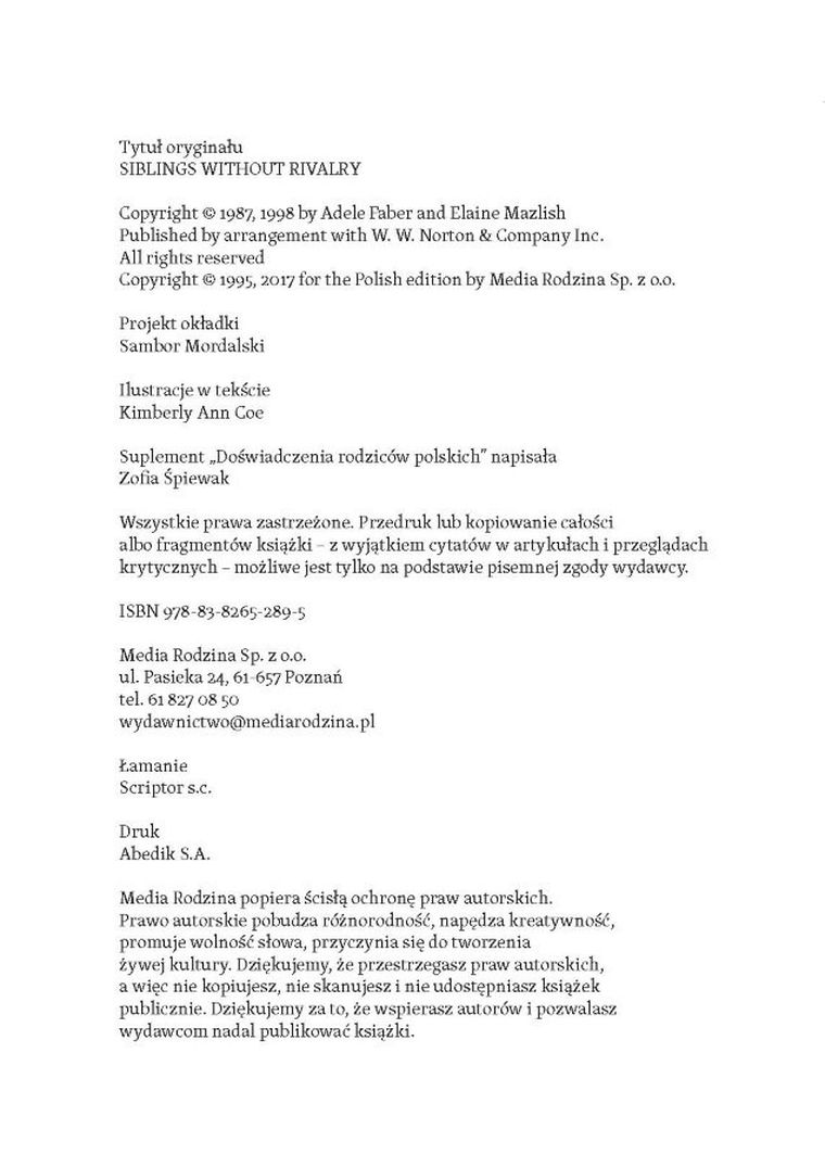 Rodzeństwo bez rywalizacji