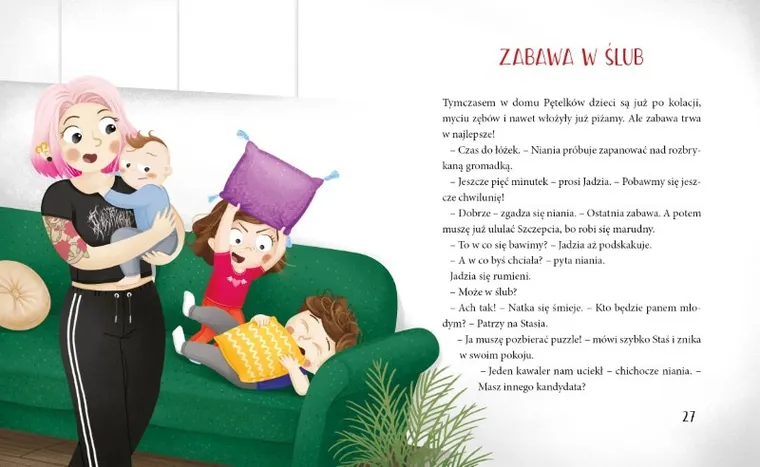 Rodzina Pętelków. Mama i tata idą na randkę