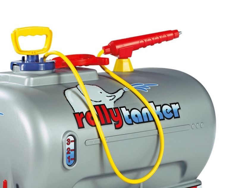 Rolly Toys, cysterna Rolly Tanker, z pompą i sikawką, szara, 122776