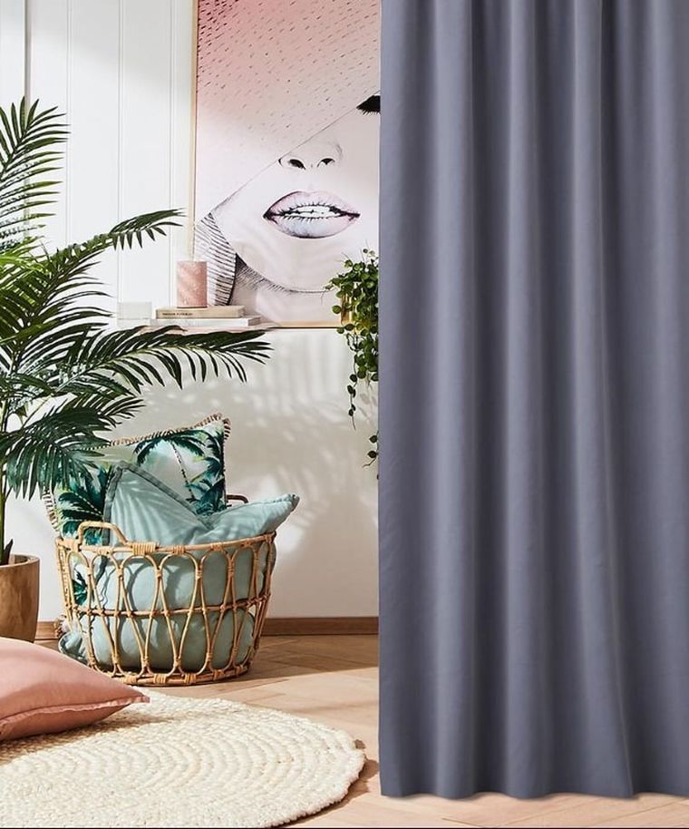 Room99, Aura, zasłona, Dark Grey, 140-250 cm