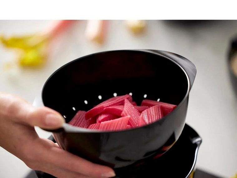 Rosti, Margrethe, durszlak, czarny, 4l, 23723