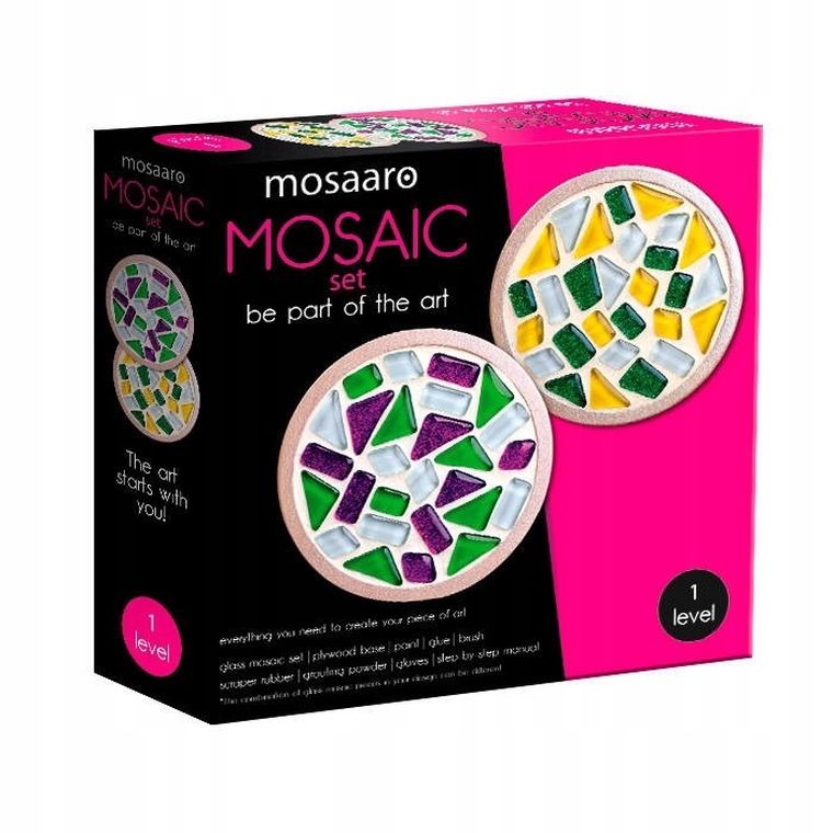 Roter Kafer, Mozaika, okrągła podstawka pod kubek, zestaw kreatywny