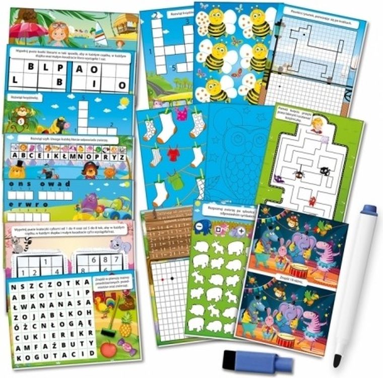 Roter Kafer, Pisz i ścieraj: Poziom wysoki, gra edukacyjna