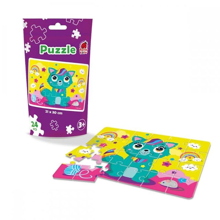 Roter Kafer, puzzle, kot, 24 elementy