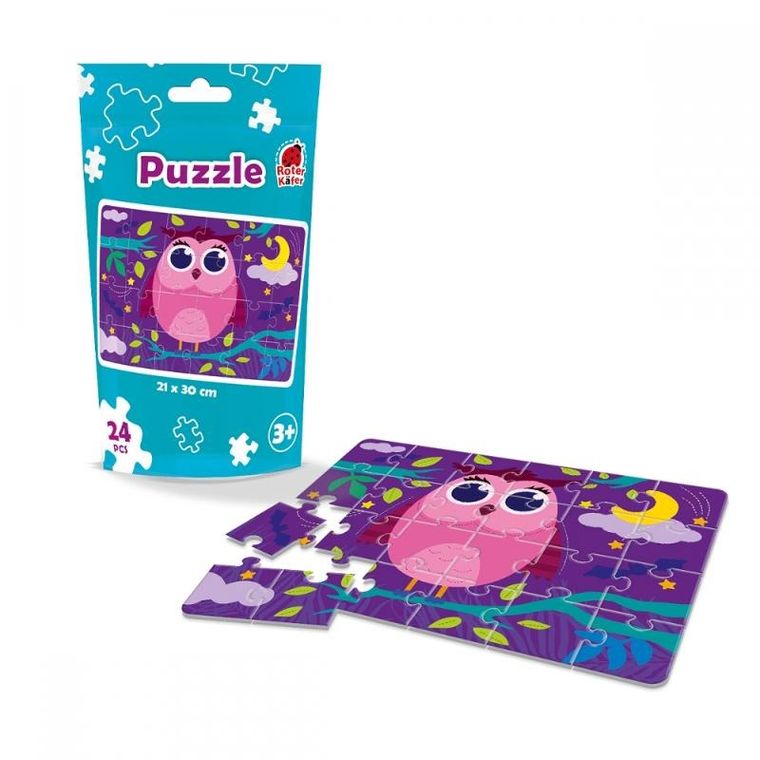 Roter Kafer, puzzle, sowa, 24 elementy