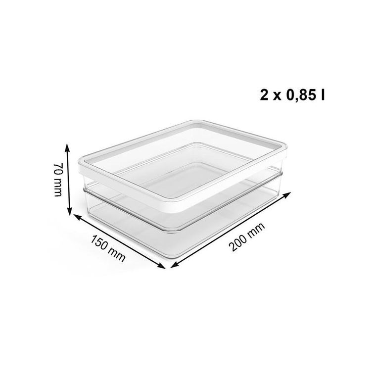 Rotho, multibag loft style 25l trans/biały