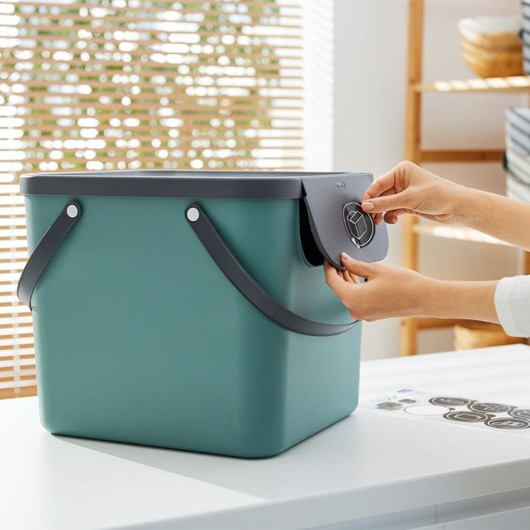 Rotho, pojemnik do segregacji odpadów 40l albula zielony