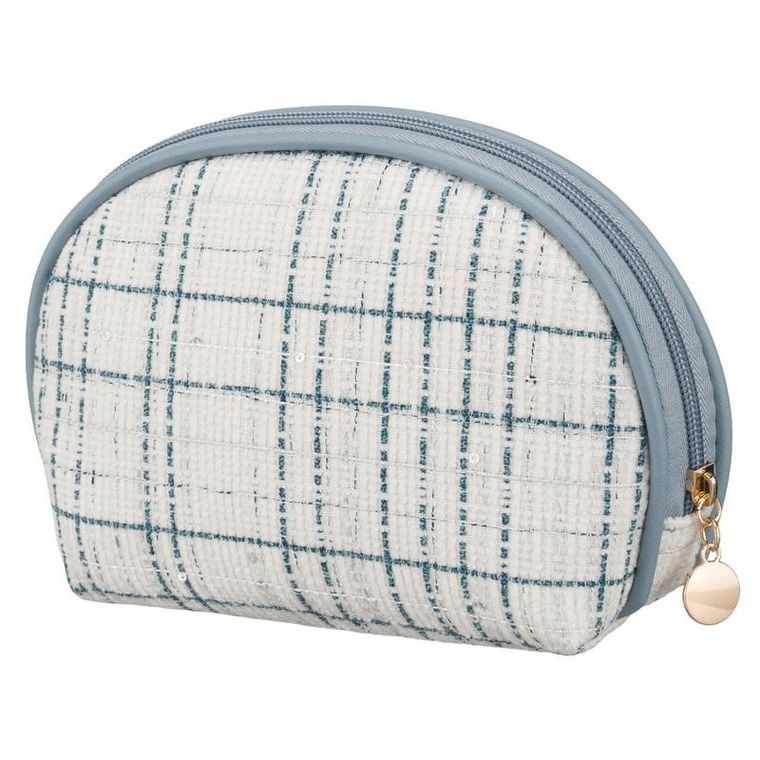 Rovicky, kosmetyczka, tkanina syntetyczna, 1-komorowa, niebieska