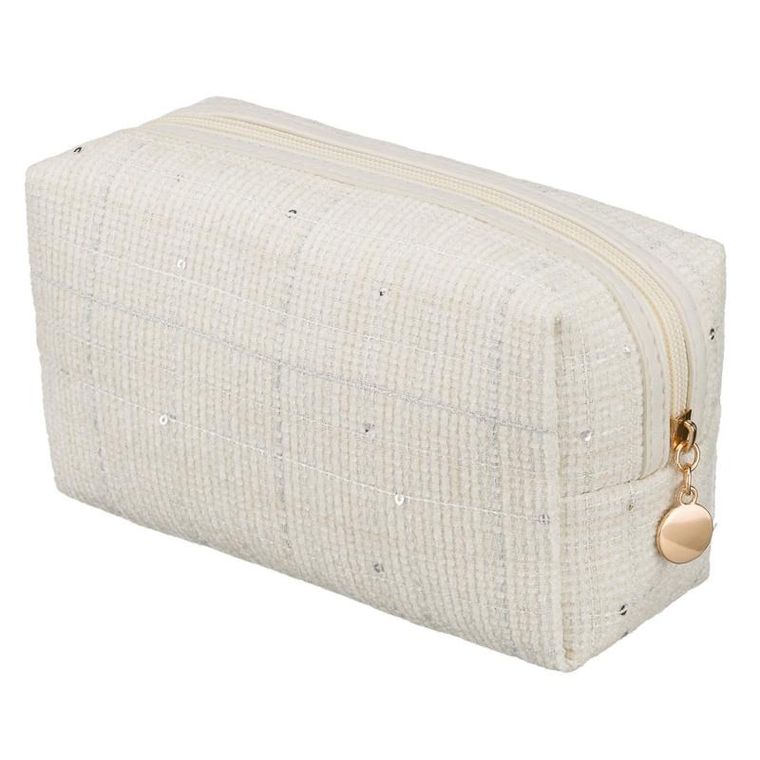 Rovicky, kosmetyczka, tkanina syntetyczna, beżowa