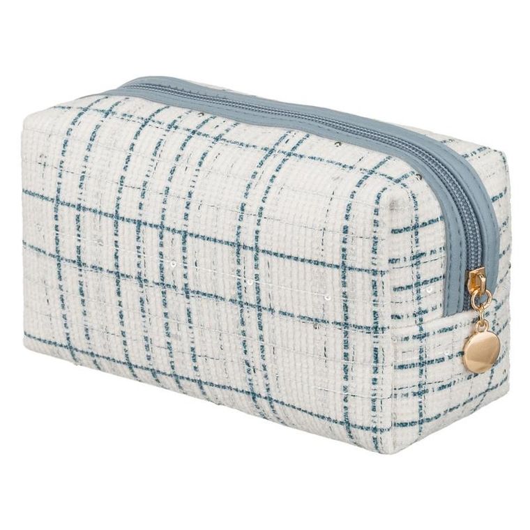 Rovicky, kosmetyczka, tkanina syntetyczna, niebieska