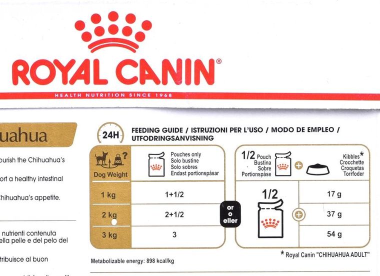 Royal Canin, Chihuahua, karma mokra dla psa, 12-85g