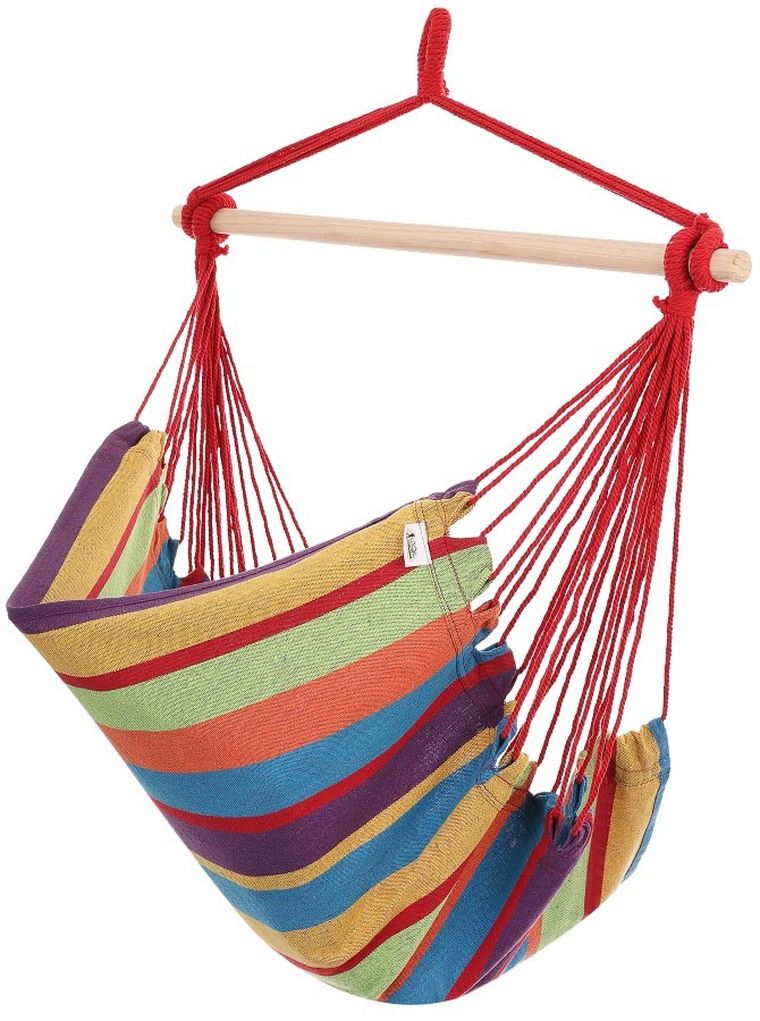 Royokamp, hamak, fotel brazylijski, 100-100 cm + 2 poduszki, 40-40 cm