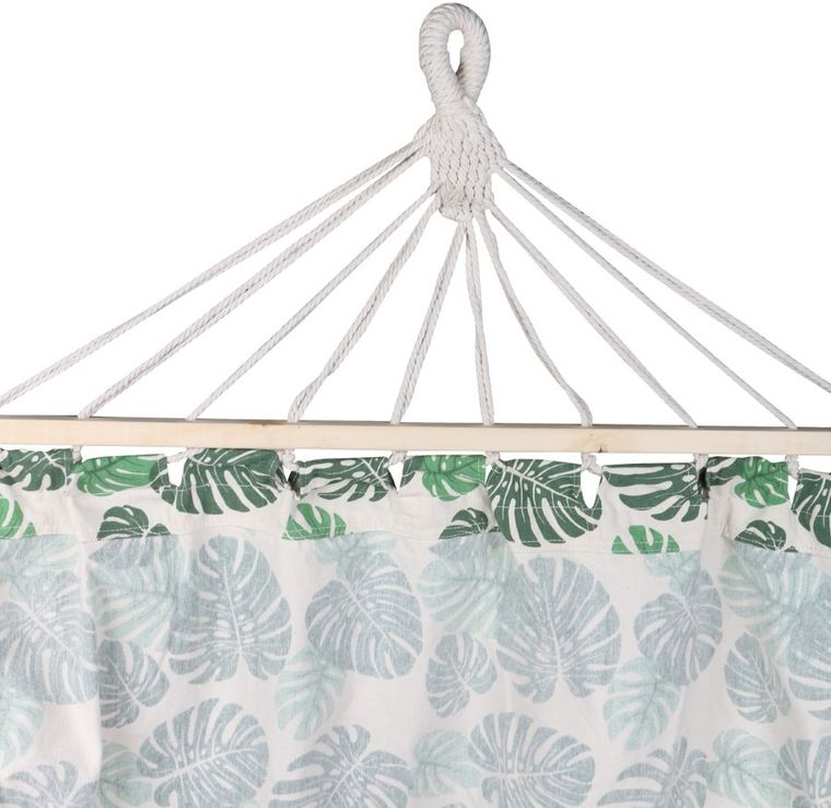 Royokamp, hamak z frędzlami, 1-osobowy, Miami Natura Jungle, 200-100 cm