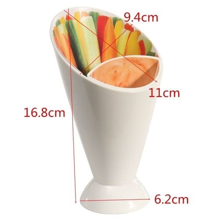 Rożek na przekąski, 2w1