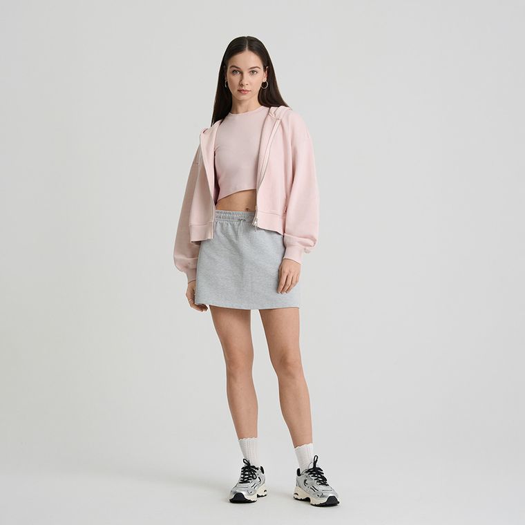 Rozpinana bluza oversize o krótszym kroju NOWEAR