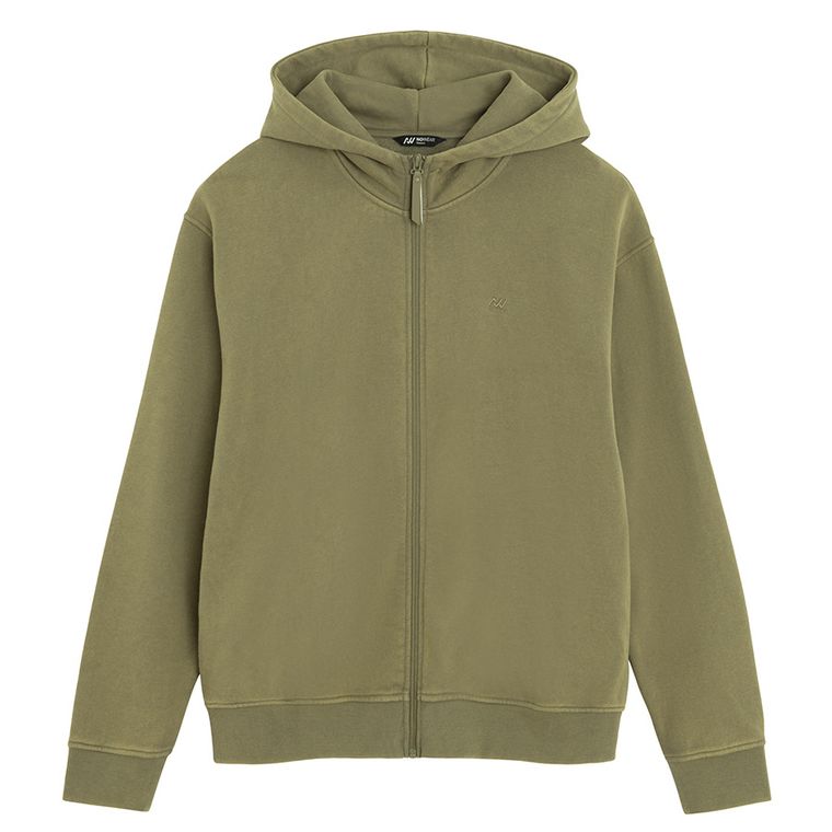 Rozpinana bluza z kapturem o kroju oversize NOWEAR