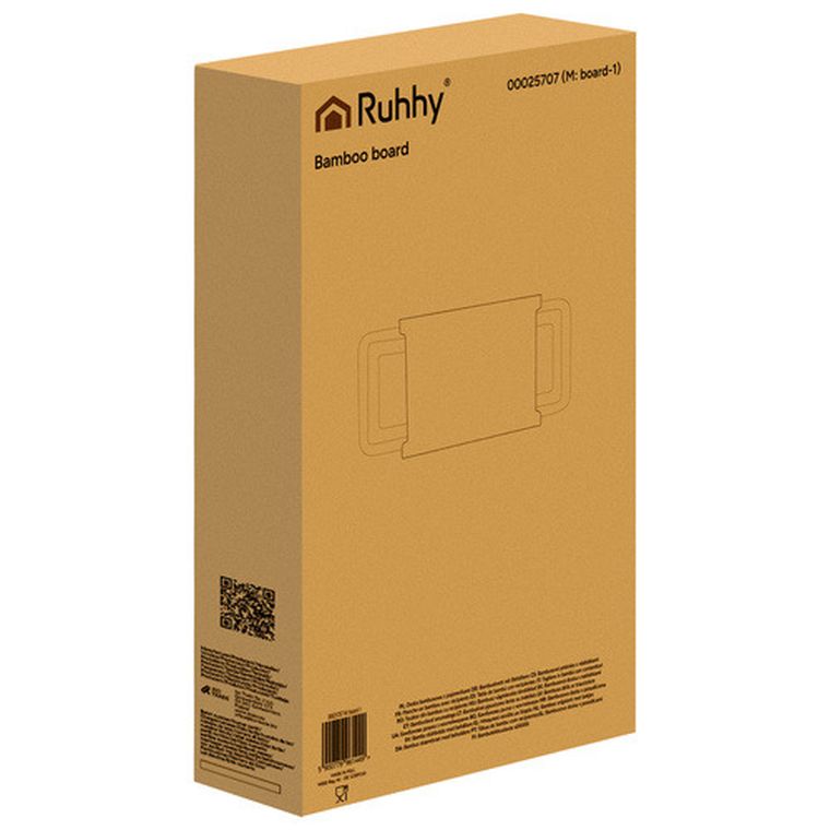 Ruhhy, deska bambusowa z pojemnikami, 25707