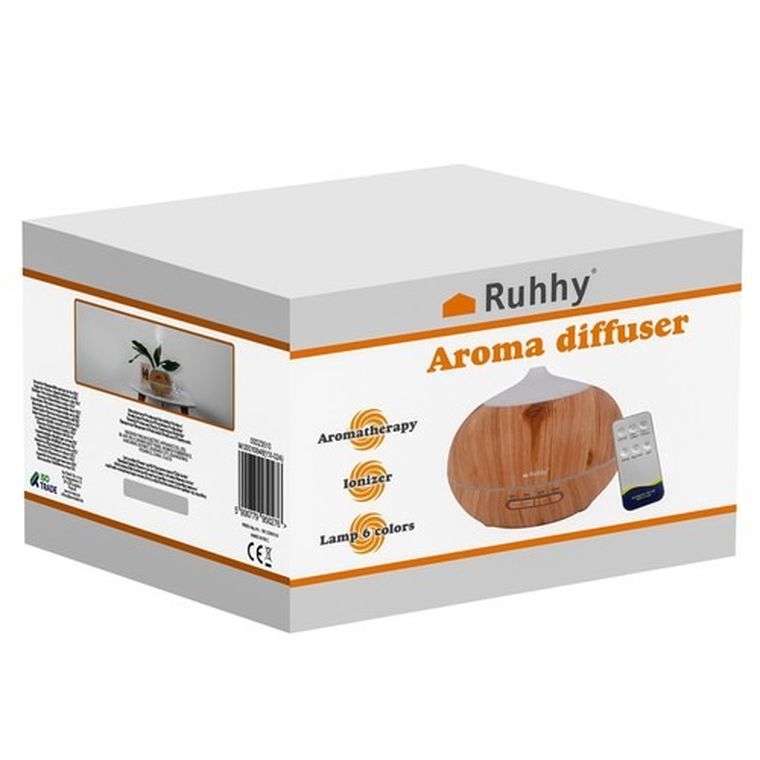 Ruhhy, dyfuzor zapachowy, nawilżacz, 400 ml