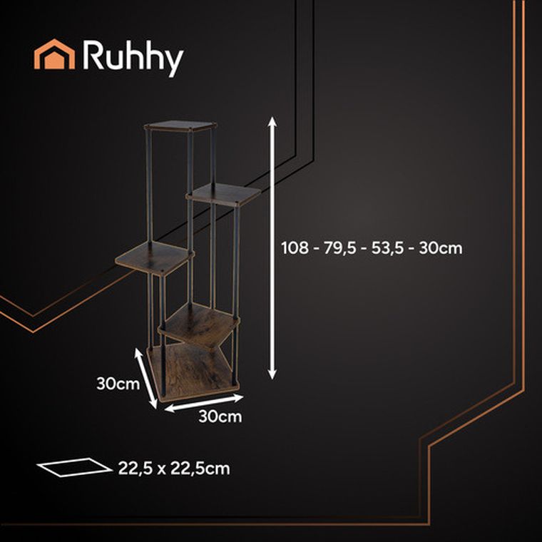 Ruhhy, kwietnik stojący, 107 cm