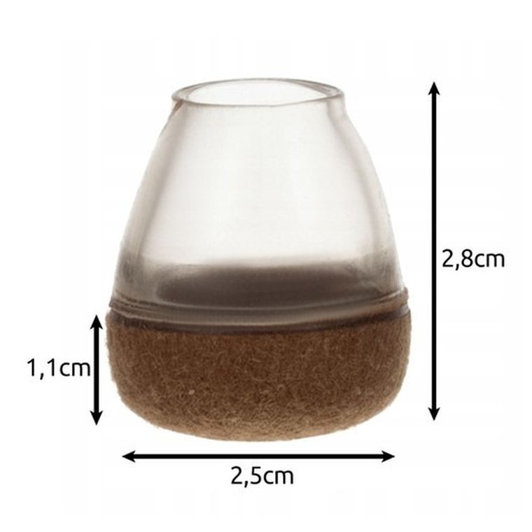 Ruhhy, nakładki na nogi krzesła, 4 szt.