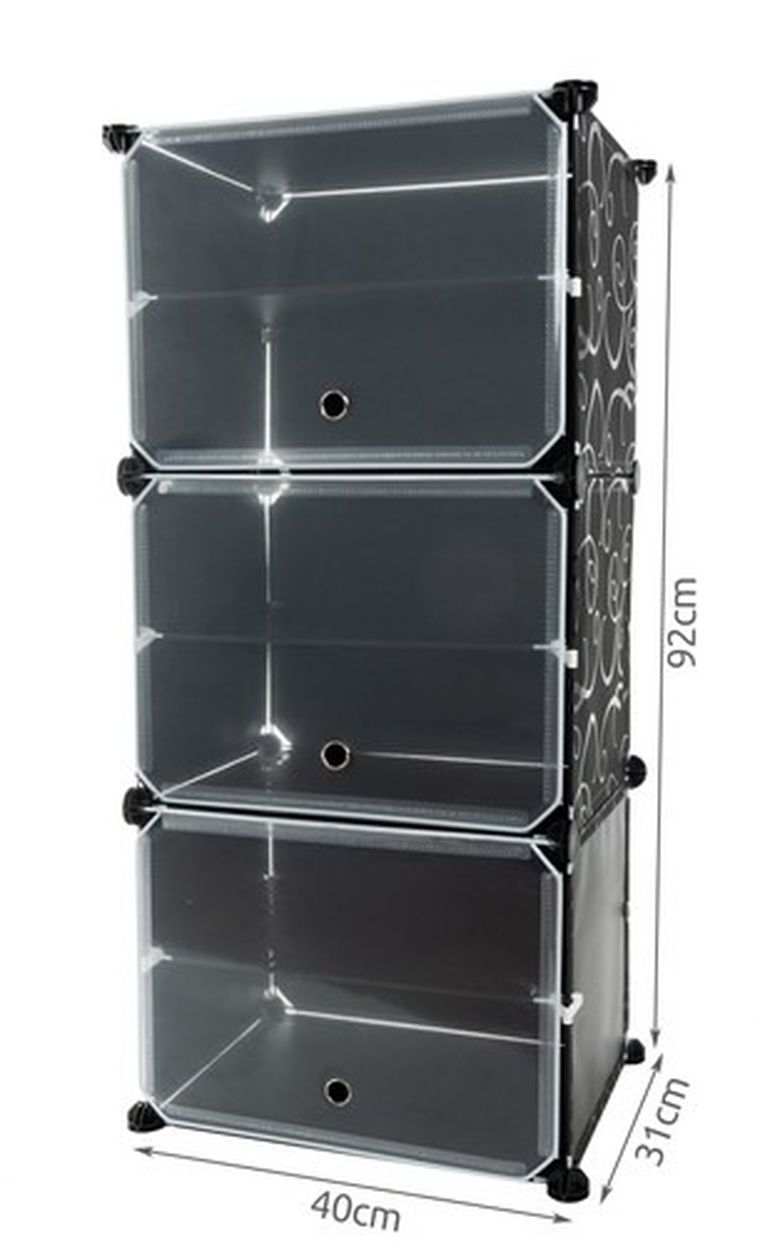 Ruhhy, regał modułowy na buty, 6 poziomów