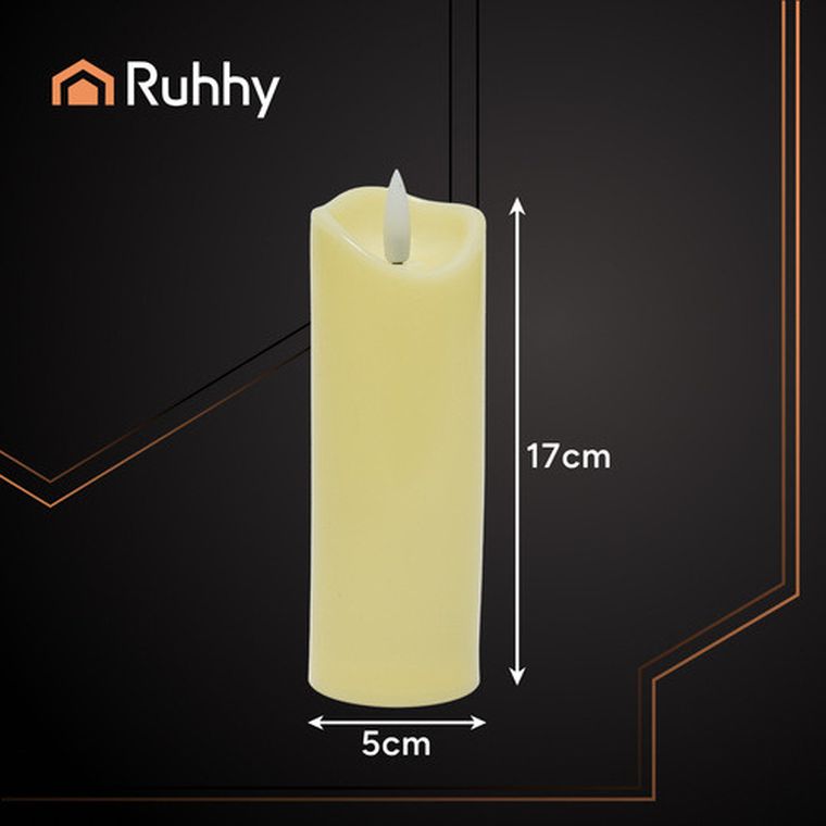 Ruhhy, świeczka, wkład LED, 17-5 cm, 1 szt.