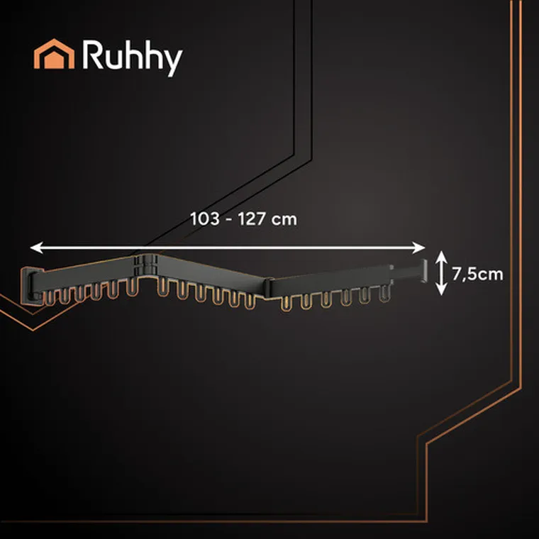 Ruhhy, wieszak, suszarka na ubrania, 26342