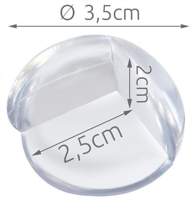 Ruhhy, zabezpieczenie narożników, silikonowe, 4 szt.