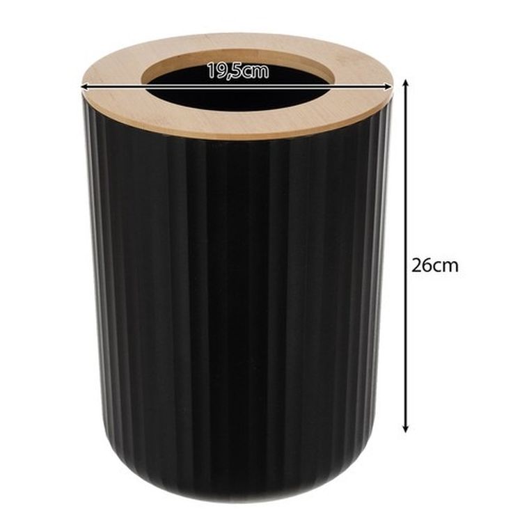 Ruhhy, zestaw akcesoriów łazienkowych, czarny