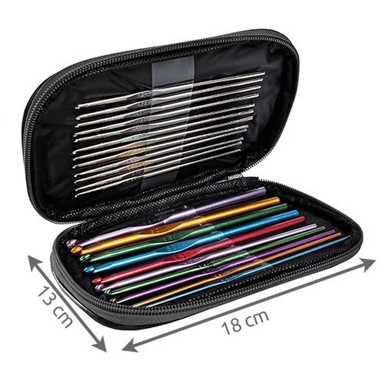 Ruhhy, zestaw szydełek, 50 szt.