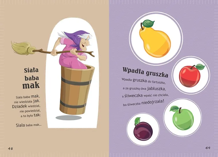 Rymowanki polskie, czyli wlazł kotek na płotek