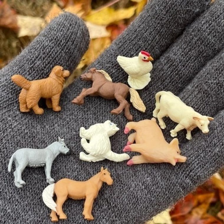 Safari Ltd, zestaw mini figurek, zwierzęta wiejskie