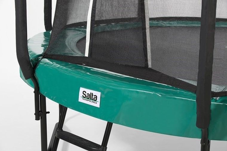 Salta, First Class, trampolina, zielona, 427 cm