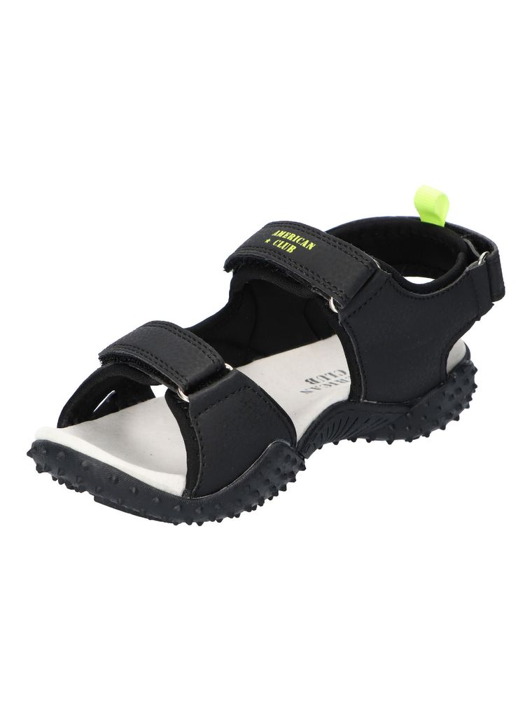 Sandały chłopięce, czarne, American Club