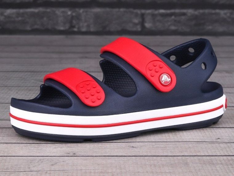 Sandały dziecięce, granatowe, Crocs Crocband Cruiser