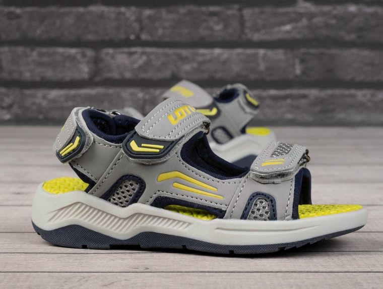 Sandały dziecięce, szare, Lotto Morlanda