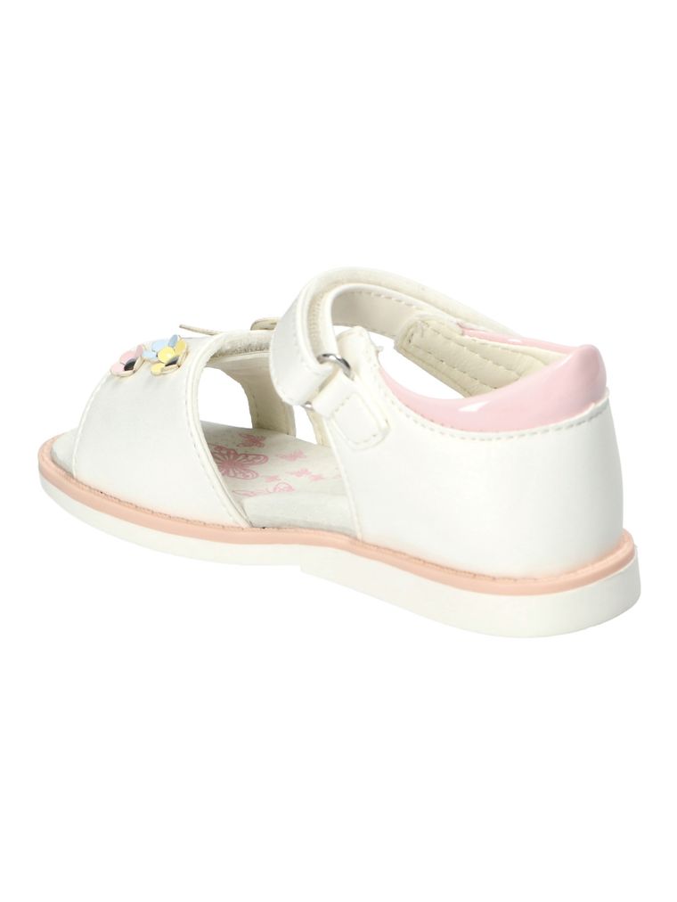 Sandały dziewczęce, białe, American Club