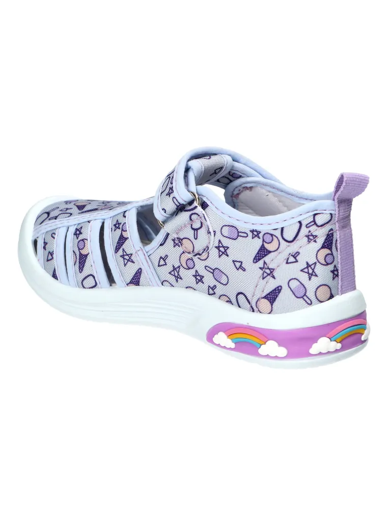 Sandały dziewczęce, fioletowe, American Club