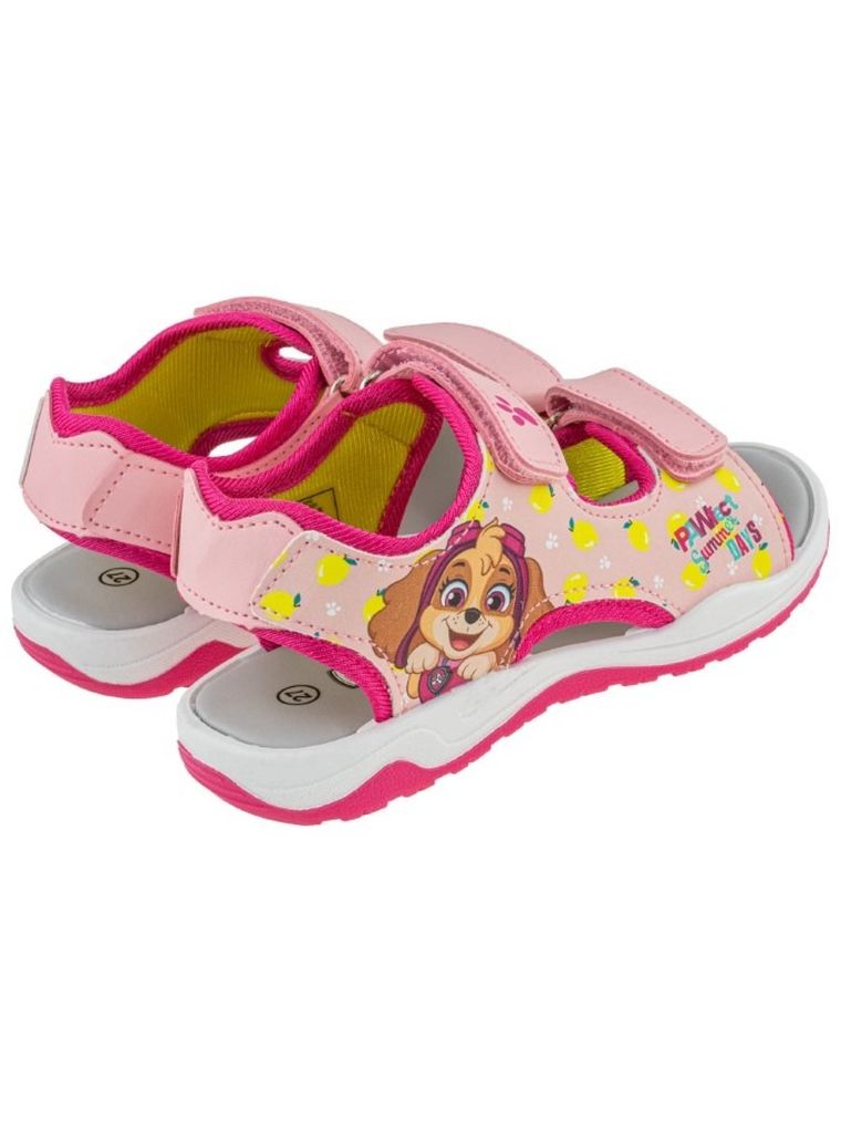 Sandały dziewczęce, różowe, Psi Patrol, Otaro