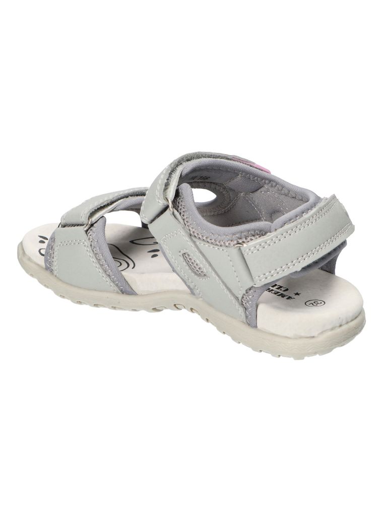 Sandały dziewczęce, szare, American Club