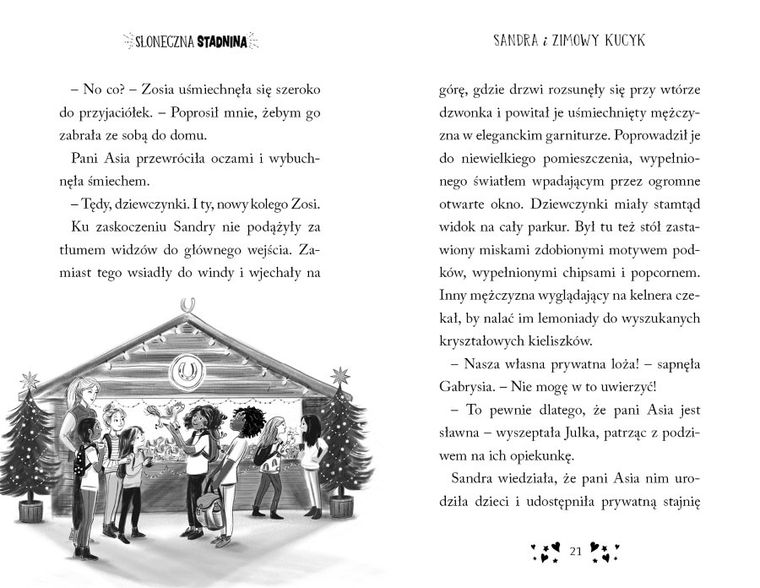 Sandra i zimowy kucyk. Słoneczna Stadnina