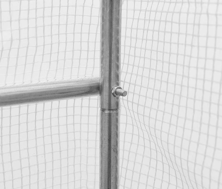 Saska Garden, folia na tunel ogrodowy, biała, 200-300-200 cm