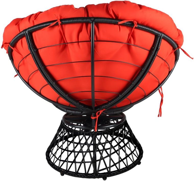 Saska Garden, fotel ogrodowy z poduszką, obrotowy 360 stopni