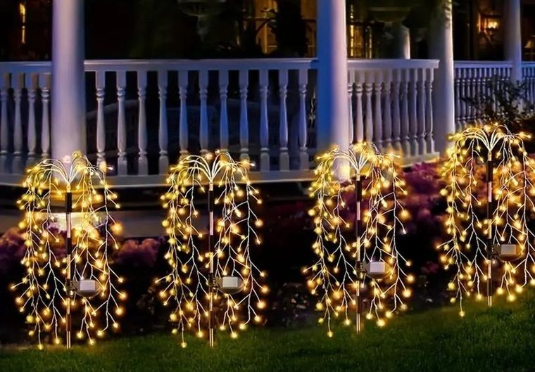 Saska Garden, lampa solarna, drzewko, 120 LED, 72 cm