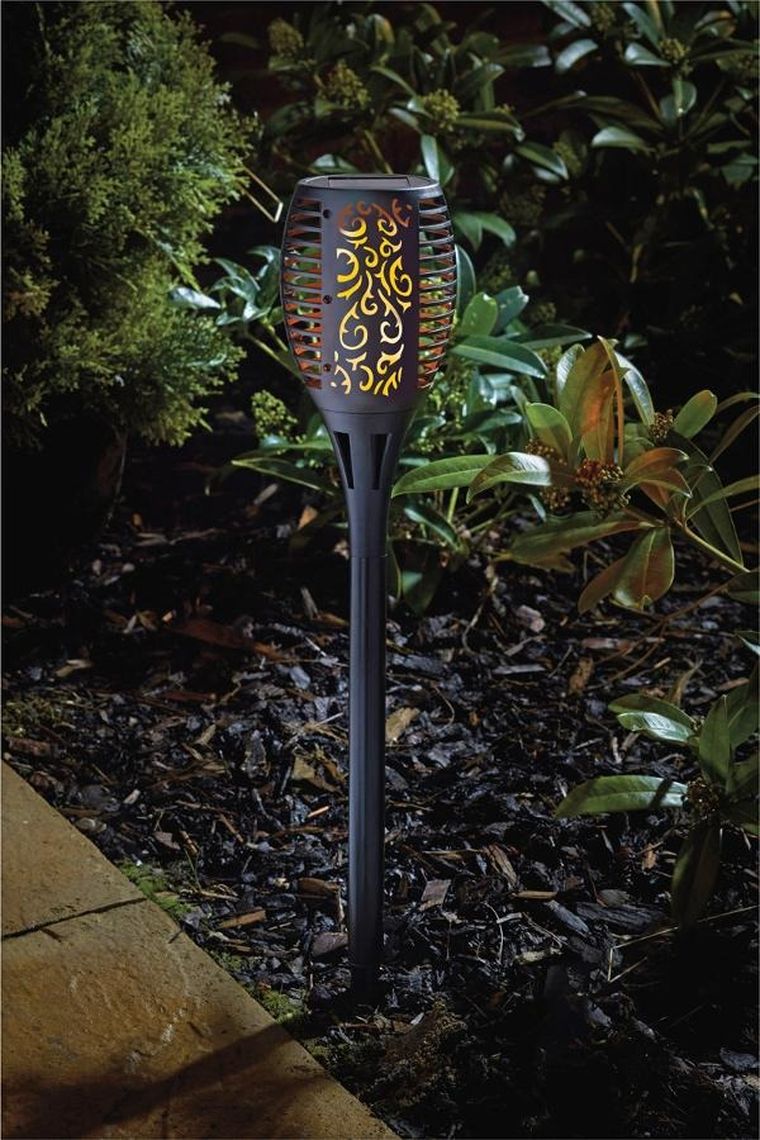 Saska Garden, lampa solarna, pochodnia, 36 LED, 12-12-78 cm