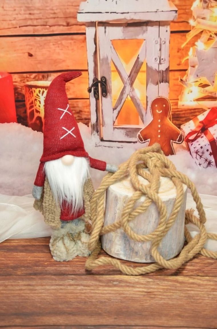 Saska Garden, ludowy skrzat z brodą, 17-10-59 cm