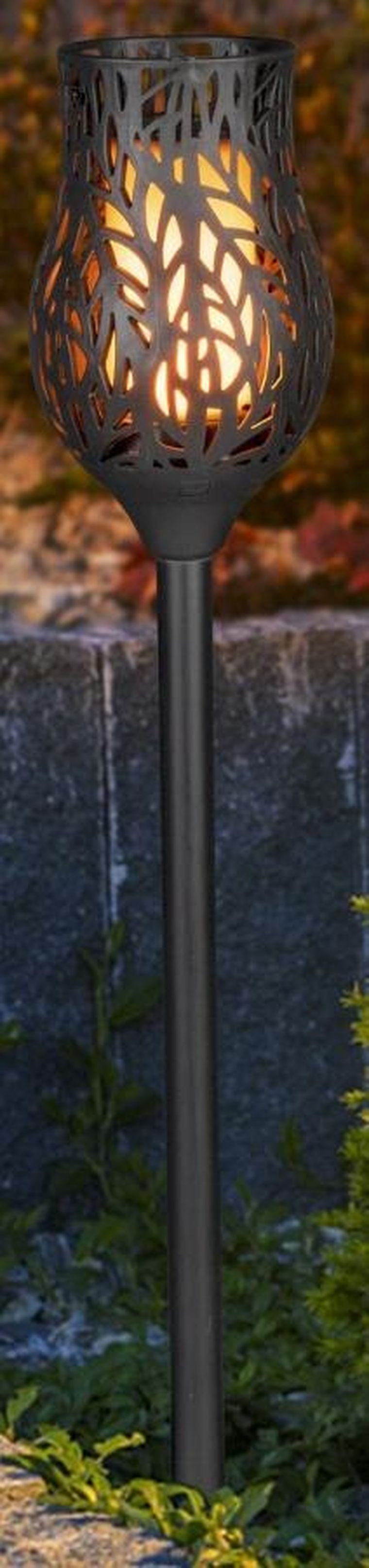 Saska Garden, pochodnia solarna, 12 LED, 53 cm