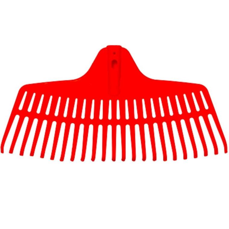 Saska Garden, Retro, grabie ogrodowe do liści, pomarańczowe, M